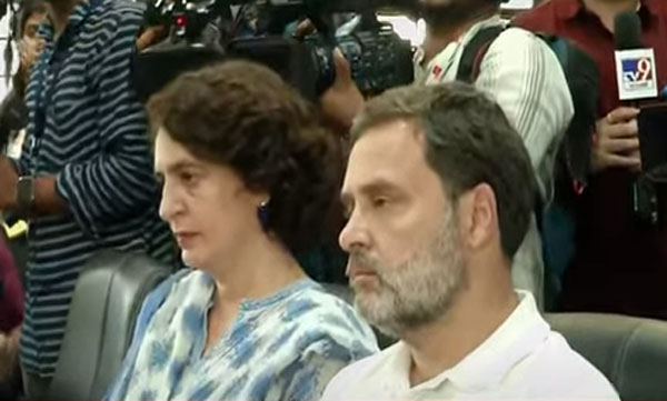 Ragul Gandhi files nomination