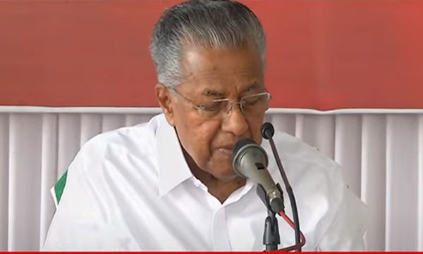 Cm Pinrayi Vijayan against Congress