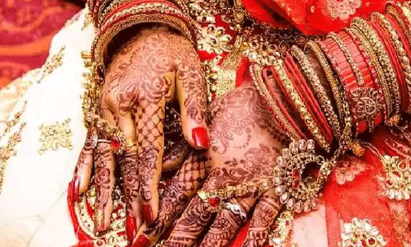 The bride was found hanging in her husband's house.