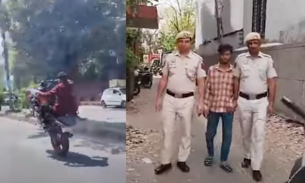 man-takes-revenge-on-police-and-perform-stunt-in-delhi-arrested