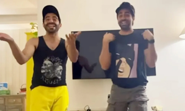 ayushmann-khurrana-and-aparshakti-khurana-funny-dance-video
