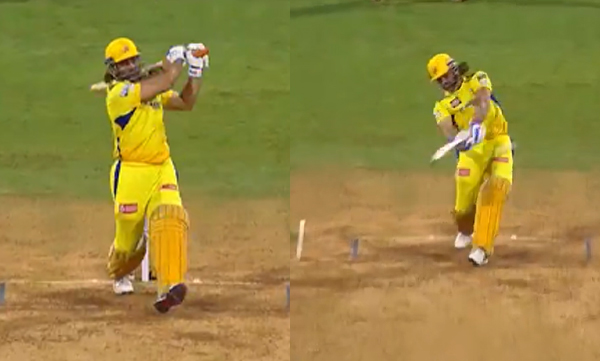 Mahendra singh dhoni's batting in ipl goes viral