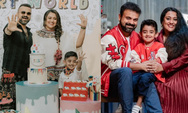 kunchacko-boban-and-family-celebrates-son-izahaaks-birthday-photos