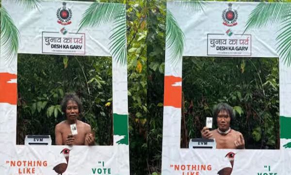 lok-sabha-elections-2024-a-historic-moment-unfolds-as-the-shompen-tribe-of-great-nicobar-casts-their-votes-