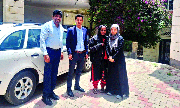 An emotional meeting between mother and daughter after 12 years in a special room in a prison