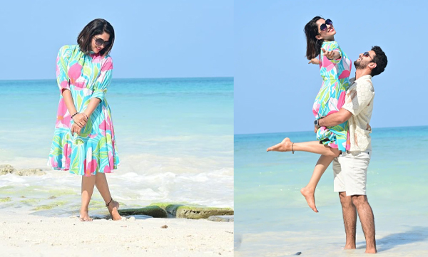 Swasika and prem jacob enjoying honeymoon in andaman nicobar islands