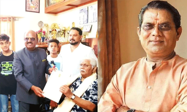 
Actor Jagathy Sreekumar won National Award by West Bengal Raj Bhavan
