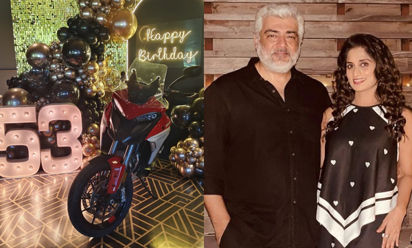 shalini-surprises-ajith-kumar-with-stunning-ducati-on-his-birthday