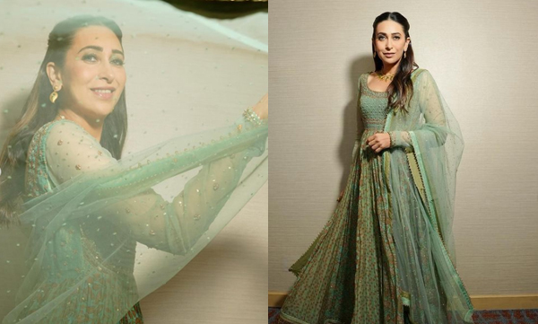 actress-karisma-kapoor-green-anarkali-suit-priced-at-rs-150000
