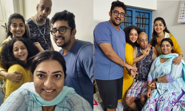 meera-jasmine-shared-a-picture-with-her-siblings