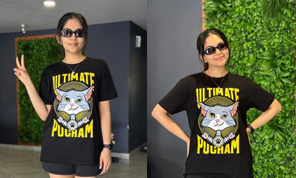 ahaana-krishna-actress-looks-stylish-in-tshirt-and-shorts-latest-photos