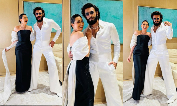 Ranveer Singh strikes quirky pose leaving Karisma Kapoor in splits