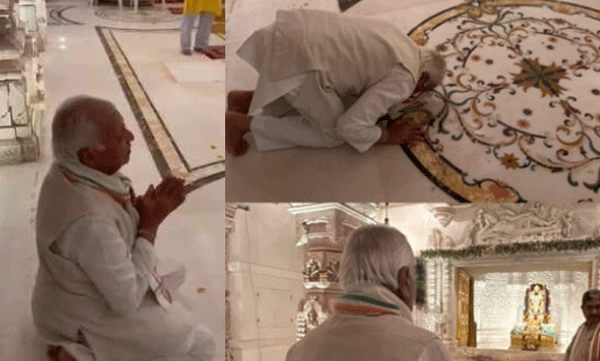 Arif Muhammad Khan met Ram Lalla in Ayodhya