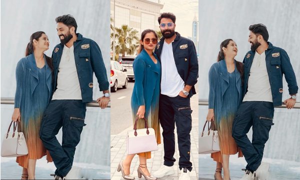 Govind padmasurya and gopika anil in dubai 