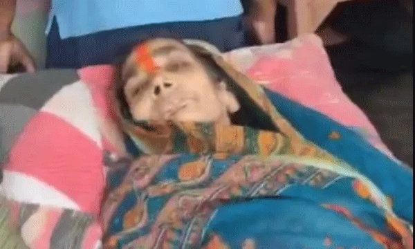  Cancer Patient Arrives At Polling Booth On Stretcher