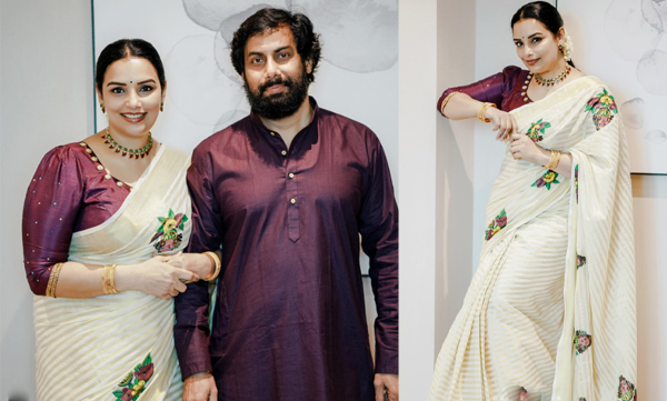 Shwetha Menon shares picture with Sreevalsan J Menon