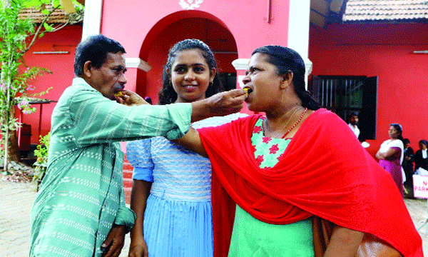 The couple, who separated through divorce 14 years ago following a family feud, remarried