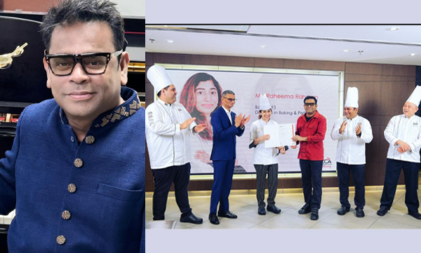 A R Rahman's daughter Raheema Rahman is a chef now, picture shares by ARR