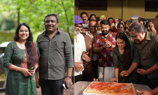 mohanlal-l360-team-celebrates-chippy-ranjith-wedding-anniversary.
