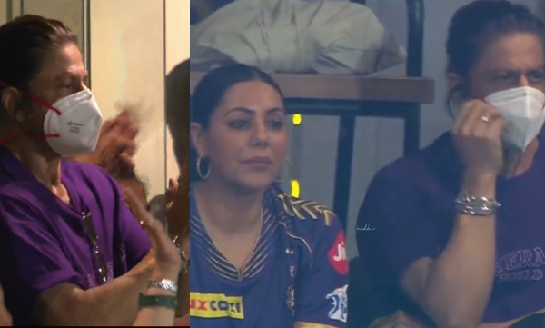 King Khan Shah Rukh Khan is here to supporting KKR alongside with his queen Gauri Khan