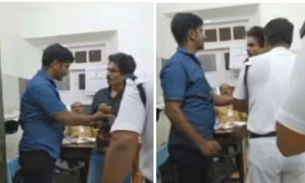 The sergeant was suspended after the security personnel beat up the patient in the hospital