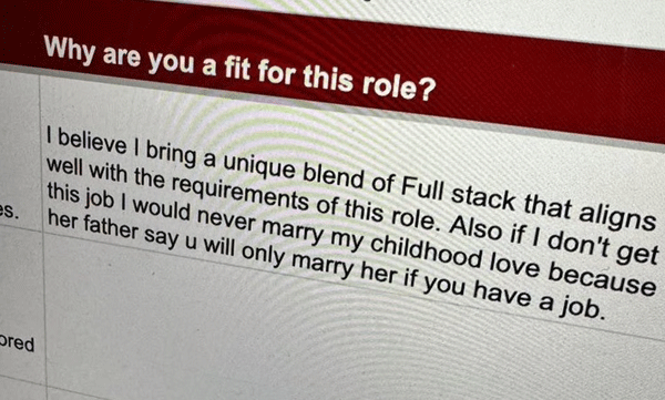 "If you don't get a job, you will lose your childhood love"; The social media accepted the request of the young man