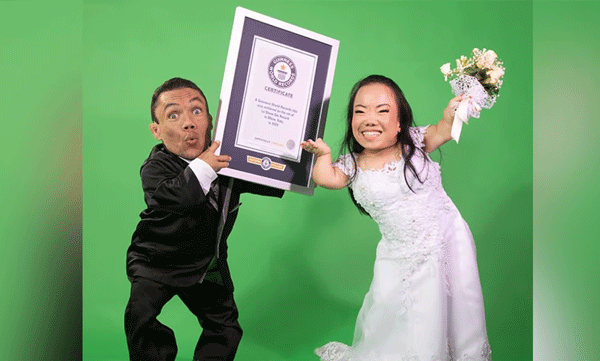 
World's Shortest Couple; Paulo and Katyusia Lee hold Guinness World Records