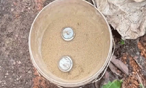 A bomb was recovered from the roadside in Kannur.