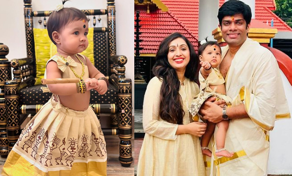 Uttara- Unni- wishes- her- daughter -on- her -birthday