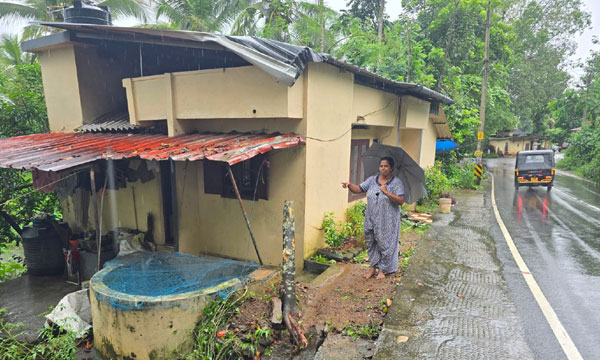When the road was widened, Jomon's family was in danger