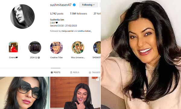 Sushmita Sen adds second date of birth on Instagram; leaves fans wondering