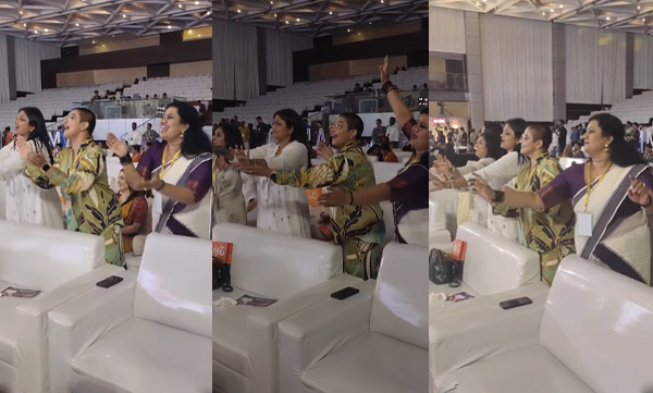 Rachana Narayanankutty shares cute video from AMMA general body