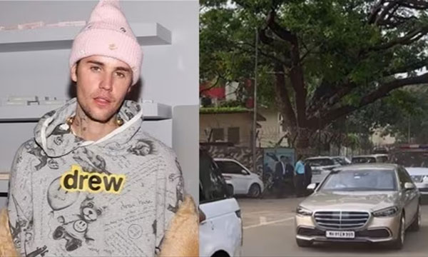 Justin Bieber arrives in Mumbai for Anant Ambani and Radhika Merchant's sangeet
