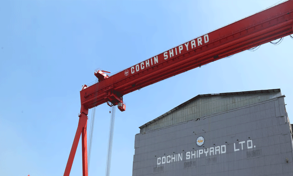 Cochin Shipyard shares at all-time record