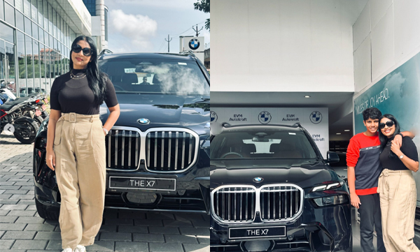 Navya Nair shared her joy of owning a dream car BMW SUV X7