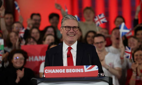 Labor party wins big in British parliamentary elections; Rishi Sunak is demoted