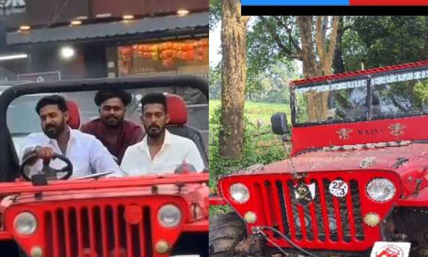 traveled in a jeep without a number plate; Akash Tillankeri is in trouble again