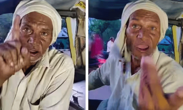 The guy doesn't really seem to understand, the dude isn't a retailer; Autorickshaw Driver's English; Amazed social media