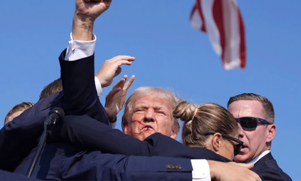 Shooting at Donald Trump; Reportedly the attacker was killed