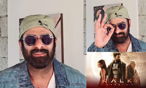 Prabhas sweet thankful note to fans for Kalki movie success