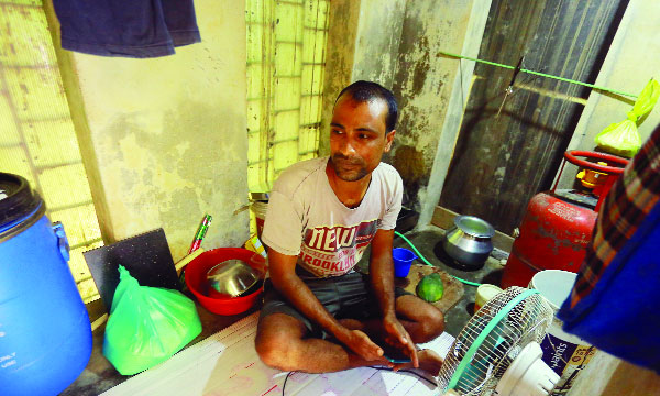 Eating, sleeping, cooking food on the gas stove and in the doghouse