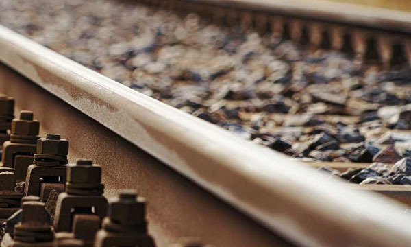 A group of four jumped from the railway bridge when the train came on both tracks