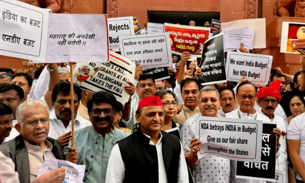 Opposition MPs Walk Out Of Rajya Sabha After Row Over Budget