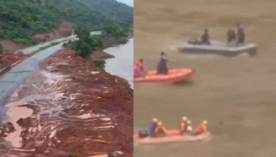 Rescue to the twelfth day; The river continues to have a strong current