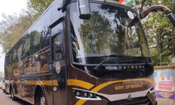 Navakerala bus service suspended again; KSRTC said the bus has been in the workshop for repairs for a week