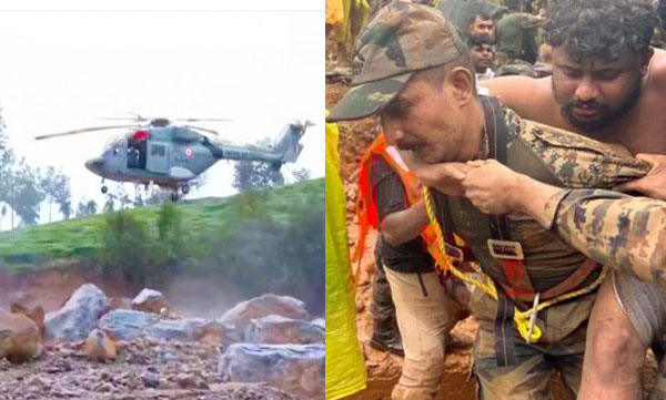 airforce-helicopter-wayanad-chooralmala-landslide