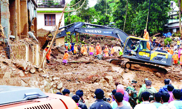340 dead in landslide disaster; Searching for the pulse of life to the fifth day