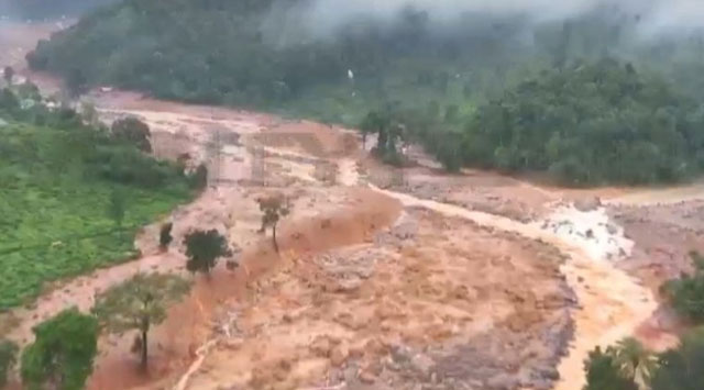 A public search began today in the disaster area