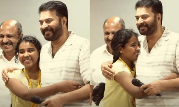 Mammootty fulfills the child fan's wish - Viral video