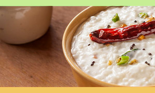 A distinct Tamil taste; Curd sadam...